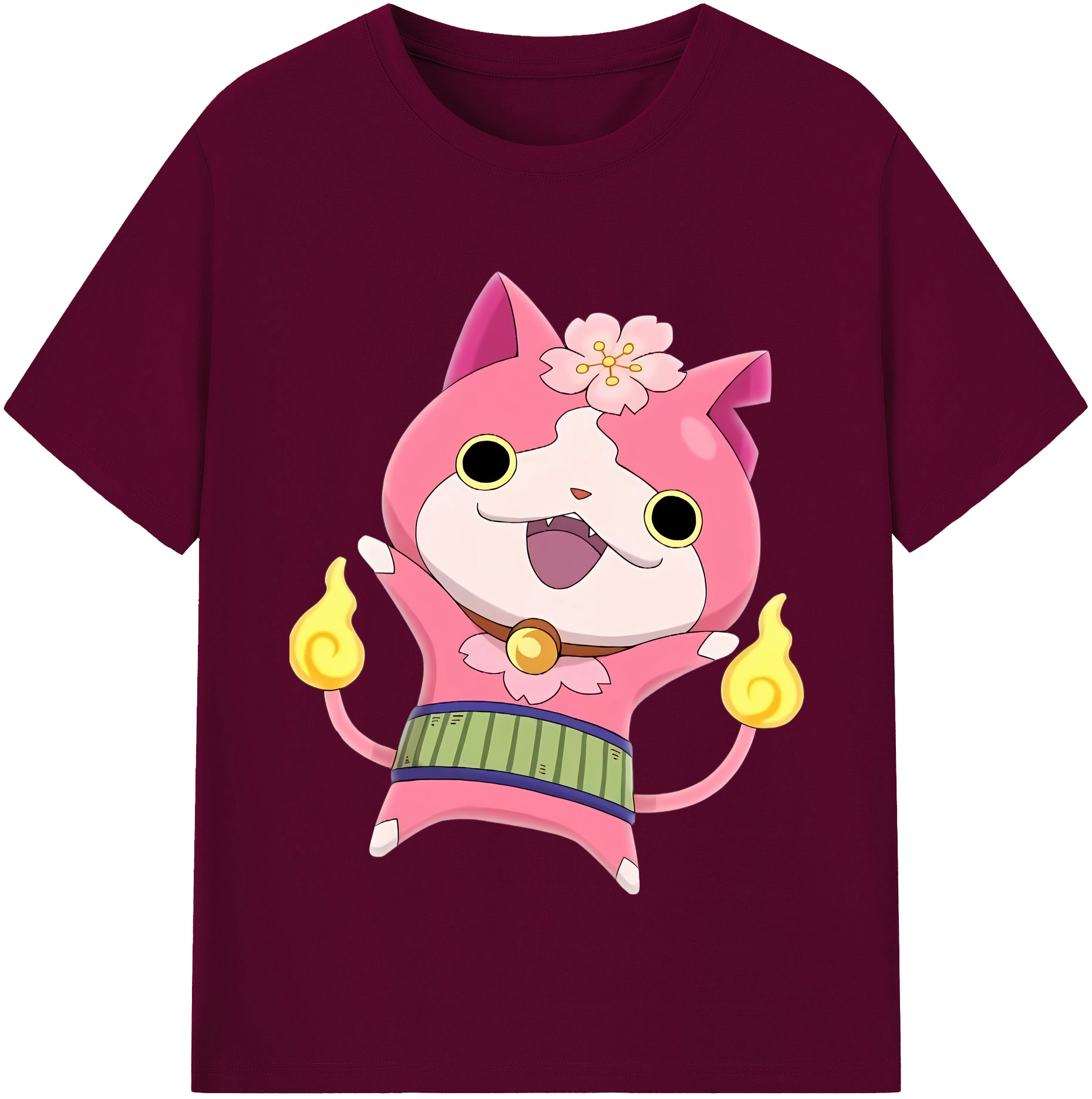 （画像用） 妖怪ウォッチ Yo-kai Watch レディースカジュアルプリントTシャツ（綿100％）